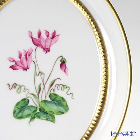 アウガルテン（AUGARTEN） メドウフラワーズ（6314C） シクラメン スモールディッシュ（飾り皿） 12cm（841）