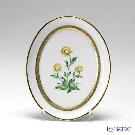 アウガルテン（AUGARTEN） メドウフラワーズ（6314D） 松葉ギク スモールディッシュ（飾り皿） 12cm（841）