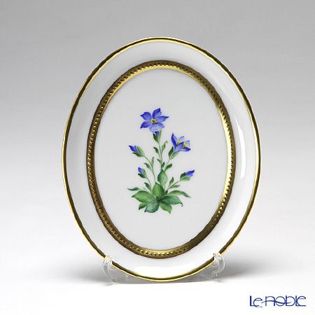 アウガルテン（AUGARTEN） メドウフラワーズ（6314E） リンドウ スモールディッシュ（飾り皿） 12cm（841）