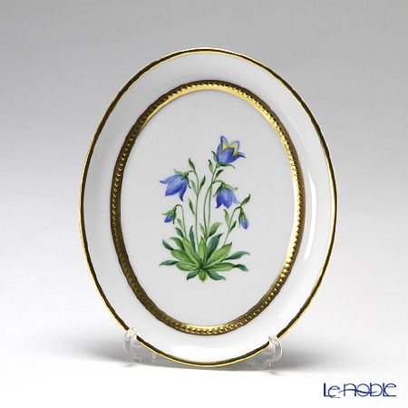 アウガルテン（AUGARTEN） メドウフラワーズ（6314G） ブルーベル（ユリ） スモールディッシュ（飾り皿） 12cm（841）