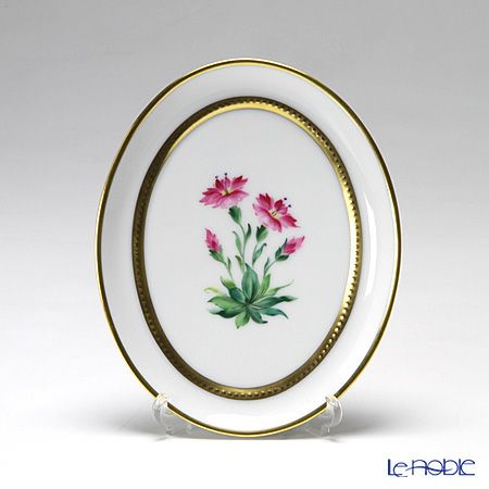 アウガルテン（AUGARTEN） メドウフラワーズ（6314N） アルパインフラワー（ピンク） スモールディッシュ（飾り皿） 12cm（841）