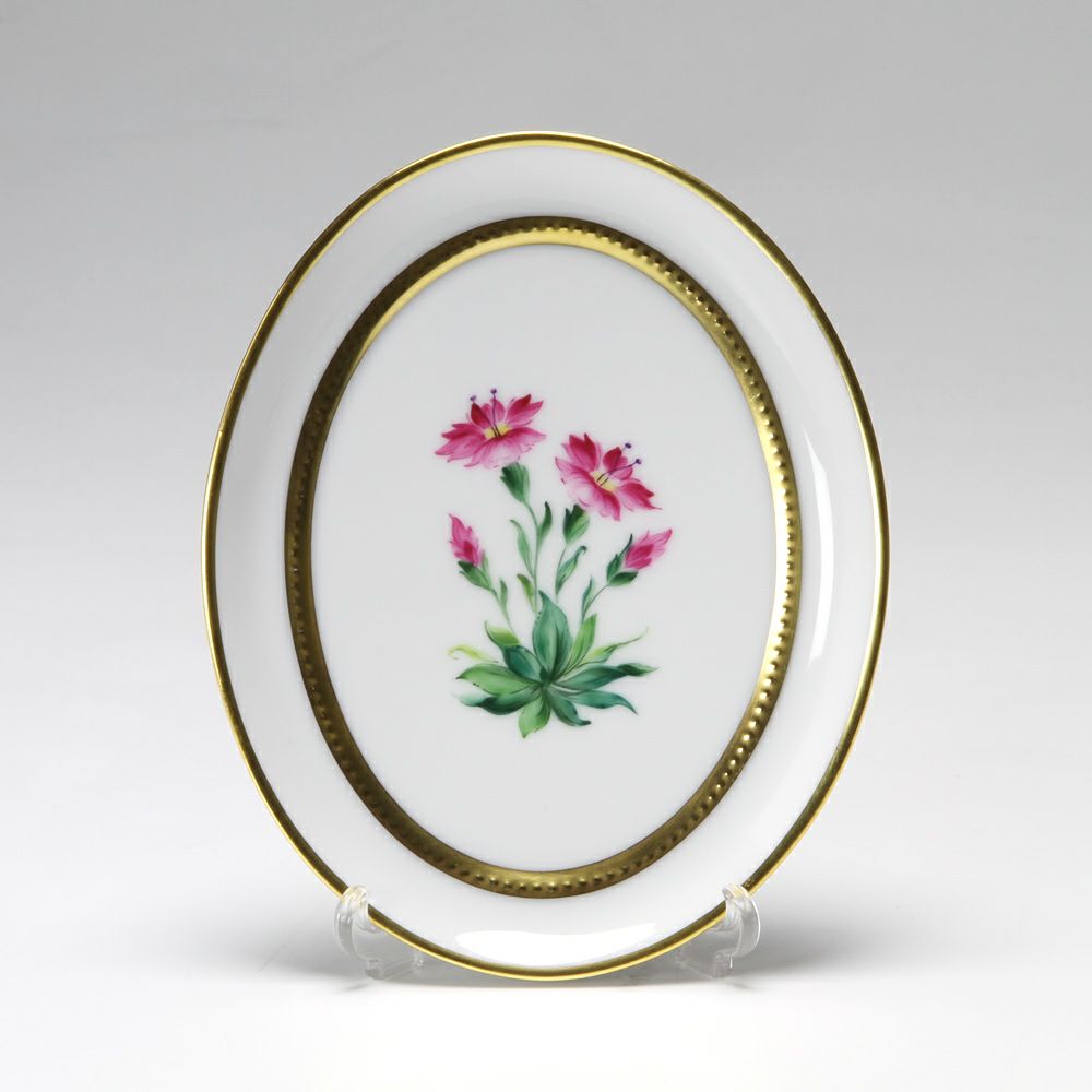 アウガルテン（AUGARTEN） メドウフラワーズ（6314N） アルパインフラワー（ピンク） スモールディッシュ（飾り皿） 12cm（841）