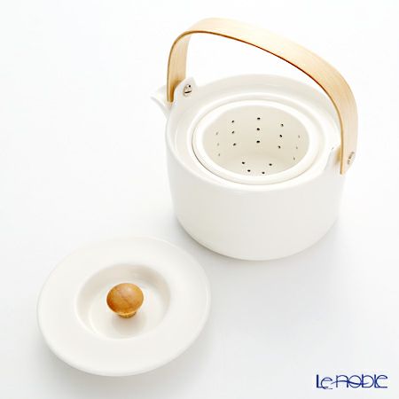 マリメッコ（marimekko） Oiva オイヴァ ホワイト ティーポット 18cm／700ml