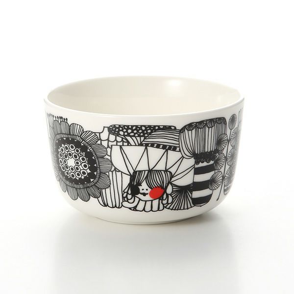 マリメッコ（marimekko） Siirtolapuutarha シイルトラプータルハ／市民菜園 ボウル 250ml（レッド）