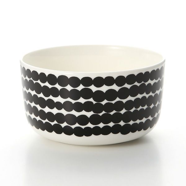 マリメッコ（marimekko） Siirtolapuutarha シイルトラプータルハ／市民菜園 ボウル 500ml（ブラック）