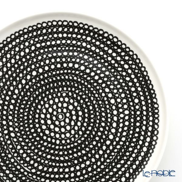 マリメッコ（marimekko） Siirtolapuutarha シイルトラプータルハ／市民菜園 プレート 20cm（チャコールグレー）