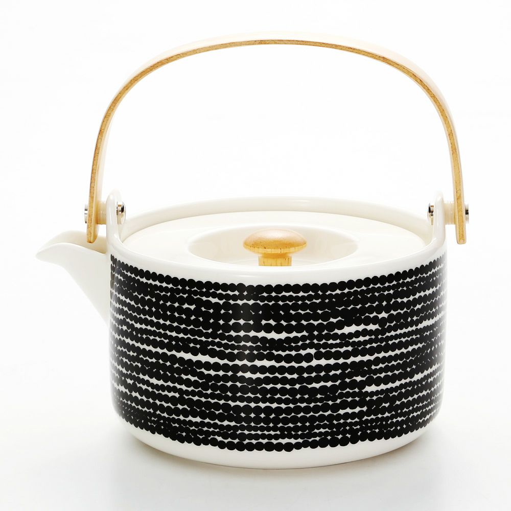 マリメッコ（marimekko） Siirtolapuutarha シイルトラプータルハ／市民菜園 ティーポット 18cm／700ml