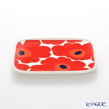 マリメッコ（marimekko） Unikko ウニッコ プレート レッド