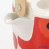 マリメッコ（marimekko） Unikko ウニッコ ティーポット ホワイト×レッド 17cm