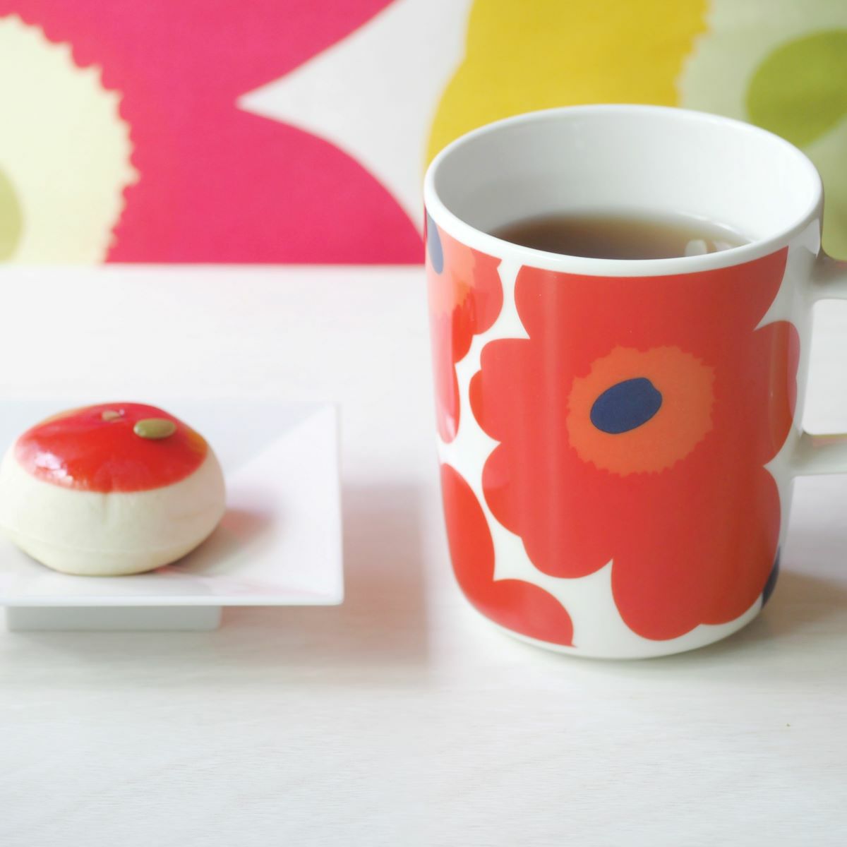 マリメッコ（marimekko） Unikko ウニッコ マグカップ 250ml ホワイト×レッド 63431-001