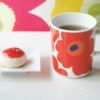 マリメッコ（marimekko） Unikko ウニッコ マグカップ 250ml ホワイト×レッド 63431-001