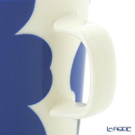 マリメッコ（marimekko） Unikko ウニッコ マグカップ 250ml ホワイト×ブルー 63431-017