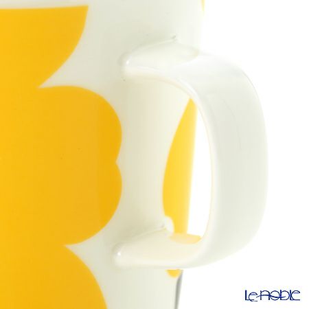 マリメッコ（marimekko） Unikko ウニッコ マグカップ 250ml ホワイト×ライム 63431-020