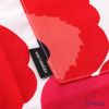 マリメッコ（marimekko） Pieni Unikko ピエニ ウニッコ エプロン ホワイト×レッド 着丈84×身幅83cm コットン