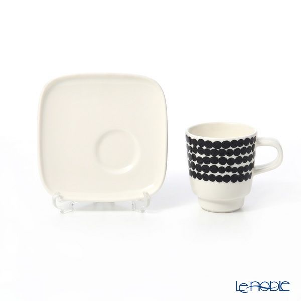 マリメッコ（marimekko） Siirtolapuutarha シイルトラプータルハ／市民菜園 エスプレッソカップ＆ソーサー