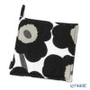 マリメッコ（marimekko） Pieni Unikko ピエニ ウニッコ ポットホルダー ホワイト×ブラック 21×21cm コットン