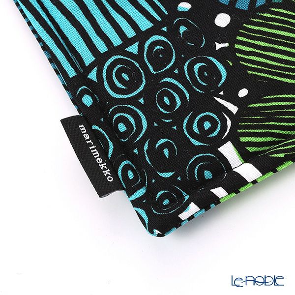 マリメッコ（marimekko） Pieni Siirtolapuutarha ピエニ シイルトラプータルハ／市民菜園 ポットホルダー WH×BK 21×21cm コットン