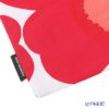 マリメッコ（marimekko） Unikko ウニッコ ファブリックバッグ ホワイト×レッド 43cm コットン