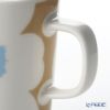 マリメッコ（marimekko） Unikko ウニッコ 18SS マグカップ ベージュ×オフホワイト×ブルー 250ml