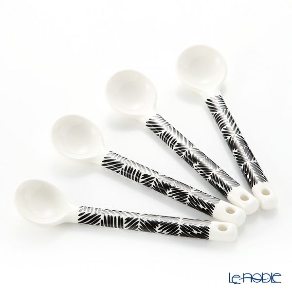 マリメッコ（marimekko） Juustomuotti ユーストムオッティ／チーズかび 18AW セラミックスプーン 4本セット 12cm