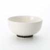 マリメッコ（marimekko） Rasymatto ラシィマット／使い込まれたラグ 18AW ボウル ホワイト×ブラック 300ml