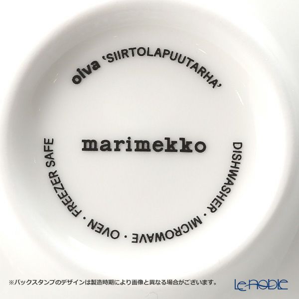 マリメッコ（marimekko） Siirtolapuutarha シイルトラプータルハ／市民菜園 プレート 8.5cm（豆皿） 069663-190／19SS