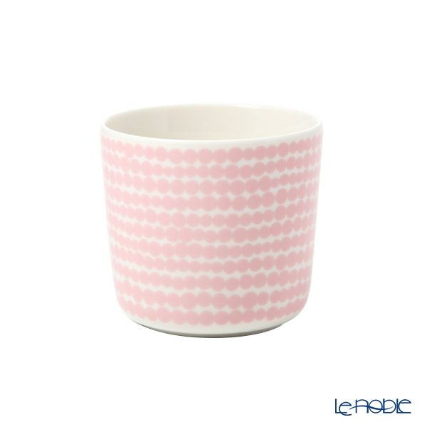 マリメッコ（marimekko） Siirtolapuutarha シイルトラプータルハ／市民菜園 コーヒーカップセット（ハンドルなし） ホワイト×ピンク 069997-103