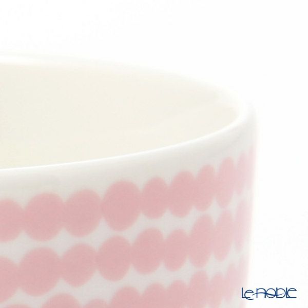 マリメッコ（marimekko） Siirtolapuutarha シイルトラプータルハ／市民菜園 コーヒーカップセット（ハンドルなし） ホワイト×ピンク 069997-103
