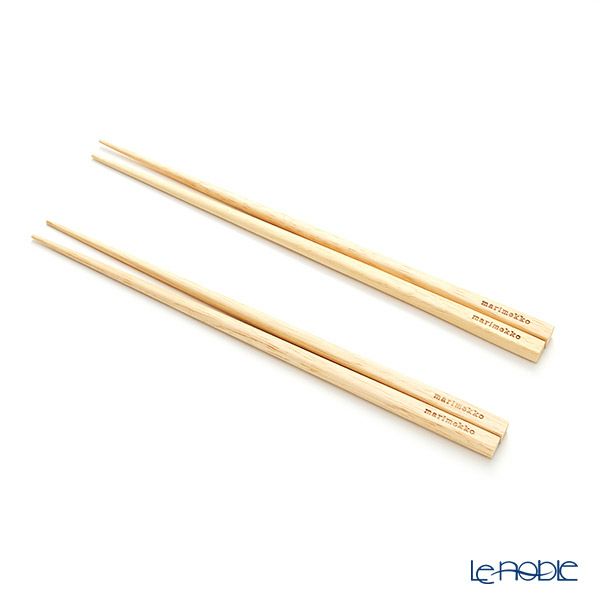 マリメッコ（marimekko） Chopsticks（木製箸） 2膳セット 22.5cm 19AW