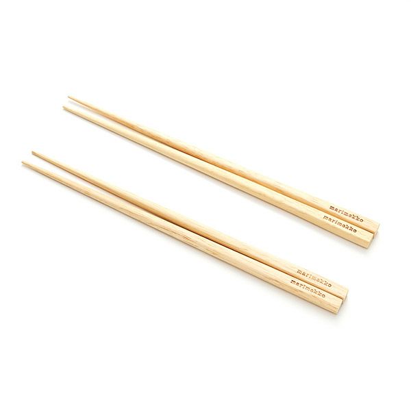 マリメッコ（marimekko） Chopsticks（木製箸） 2膳セット 22.5cm 19AW