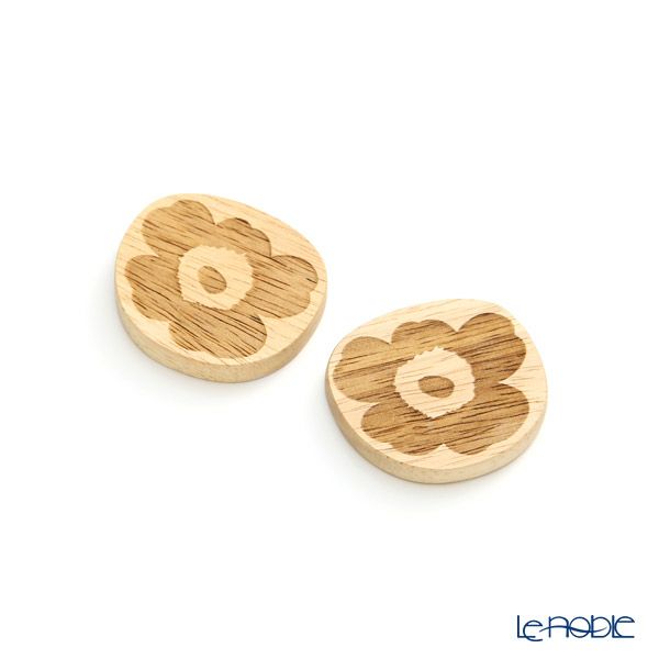 マリメッコ（marimekko） Unikko ウニッコ Chopstick Rest（木製箸置き） 2個セット 070135-808 19AW