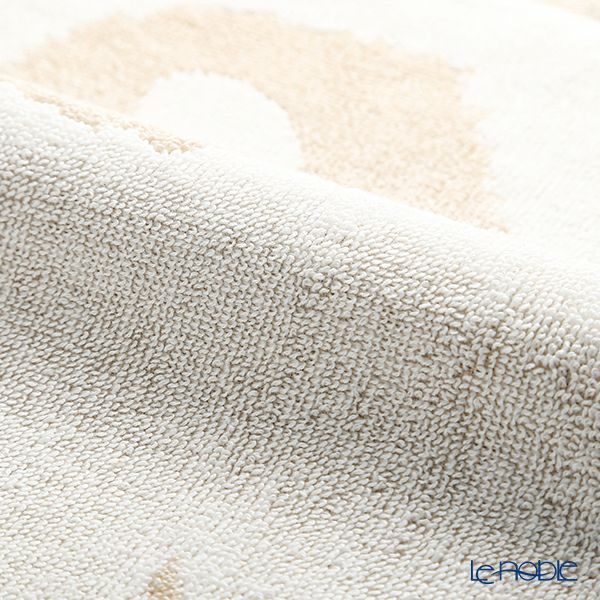 マリメッコ（marimekko） Unikko ウニッコ ミニタオル ベージュ×ホワイト 30×30cm コットン 070233-810