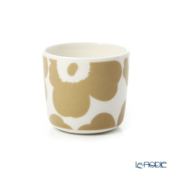 マリメッコ（marimekko） Unikko ウニッコ コーヒーカップセット（ハンドルなし） ホワイト×ベージュ 070397-180／20SS