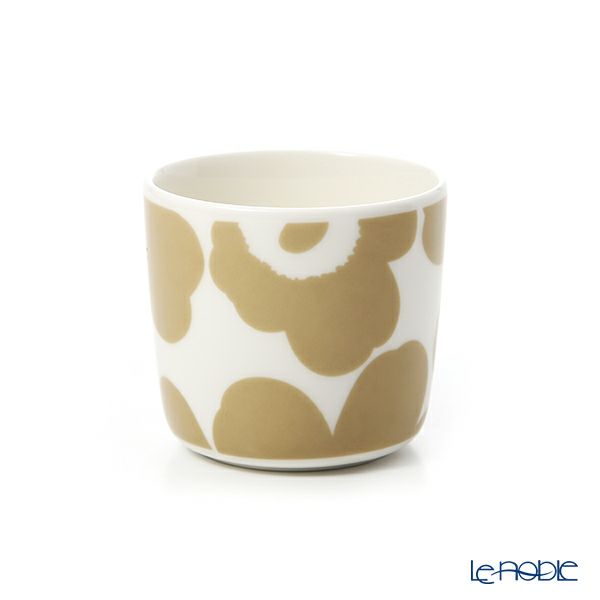 マリメッコ（marimekko） Unikko ウニッコ コーヒーカップセット（ハンドルなし） ホワイト×ベージュ 070397-180／20SS
