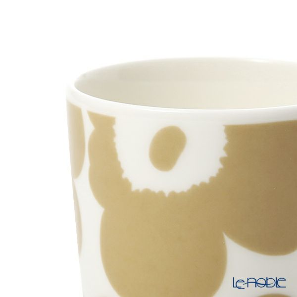マリメッコ（marimekko） Unikko ウニッコ コーヒーカップセット（ハンドルなし） ホワイト×ベージュ 070397-180／20SS