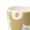 マリメッコ（marimekko） Unikko ウニッコ コーヒーカップセット（ハンドルなし） ホワイト×ベージュ 070397-180／20SS