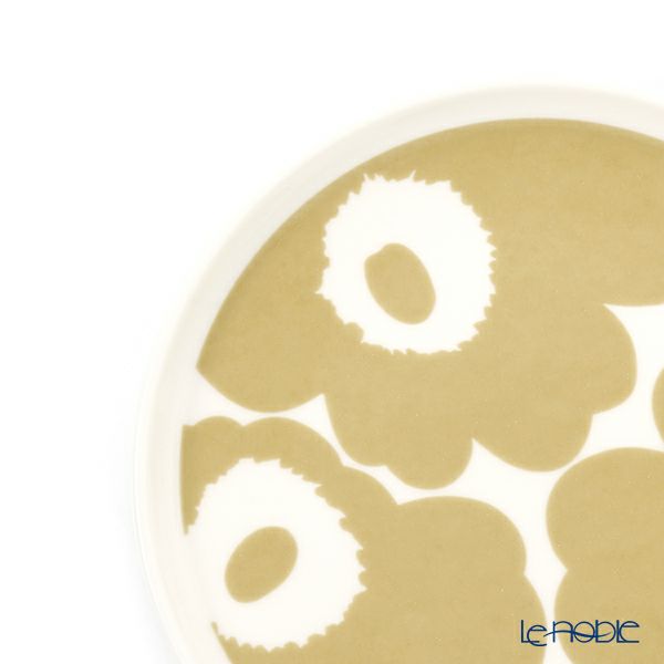 マリメッコ（marimekko） Unikko ウニッコ プレート 13.5cm ホワイト×ベージュ 070398-180／20SS