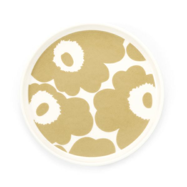 マリメッコ（marimekko） Unikko ウニッコ プレート 13.5cm ホワイト×ベージュ 070398-180／20SS
