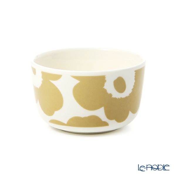 マリメッコ（marimekko） Unikko ウニッコ ボウル 250ml ホワイト×ベージュ 070400-180／20SS