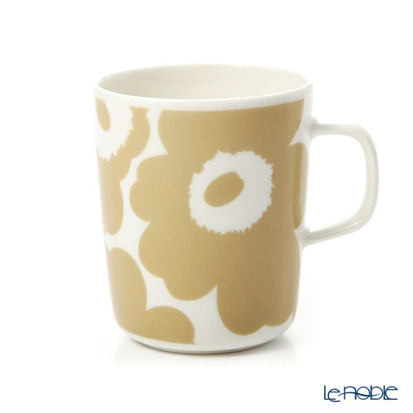 マリメッコ（marimekko） Unikko ウニッコ マグカップ 250ml ホワイト×ベージュ 070401-180／20SS