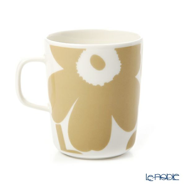 マリメッコ（marimekko） Unikko ウニッコ マグカップ 250ml ホワイト×ベージュ 070401-180／20SS