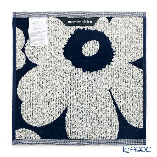 マリメッコ（marimekko） Unikko ウニッコ ミニタオル コットン×ダークブルー 30×30cm コットン 070528-851