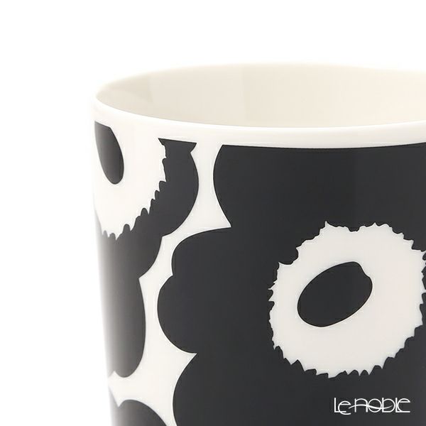 マリメッコ（marimekko） Unikko ウニッコ マグカップ 250ml（ホワイト×ブラック） 070741-190／21SS