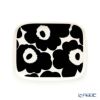 マリメッコ（marimekko） Unikko ウニッコ プレート 12.5×15.5cm（ホワイト×ブラック） 071067-190／21SS