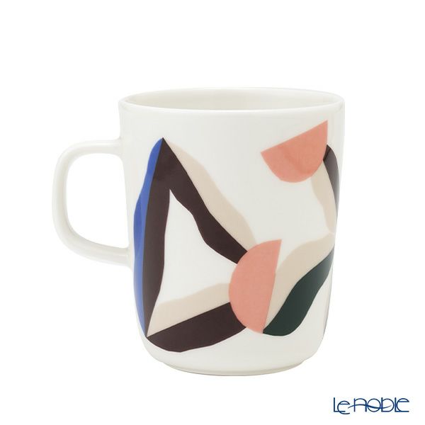 マリメッコ（marimekko） Berry ベリー マグカップ 250ml ホワイト×ダークワイン 071850-153／22AW