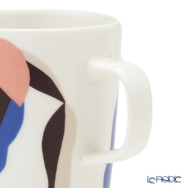 マリメッコ（marimekko） Berry ベリー マグカップ 250ml ホワイト×ダークワイン 071850-153／22AW