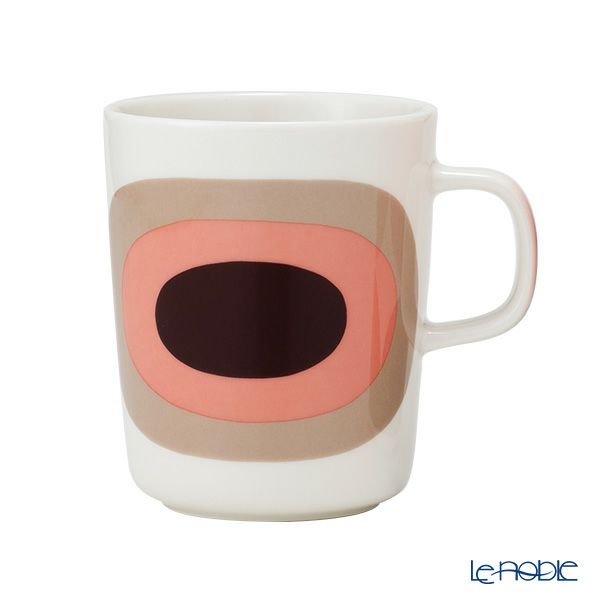 マリメッコ（marimekko） Harka ＆ Melooni ハルカ＆メローニ マグカップセット 250ml ダークワイン×パウダー 071828-133／22AW
