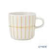 マリメッコ（marimekko） Tiiliskivi ティイリスキヴィ／煉瓦 れんが コーヒーカップ 200ml ホワイト×ゴールド 072040-120／22AW