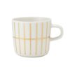 マリメッコ（marimekko） Tiiliskivi ティイリスキヴィ／煉瓦 れんが コーヒーカップ 200ml ホワイト×ゴールド 072040-120／22AW