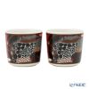 マリメッコ（marimekko） Rusakko ルサッコ／茶色のウサギ コーヒーカップセット（ハンドルなし） ブラウン×レッド 072027-186／22AW